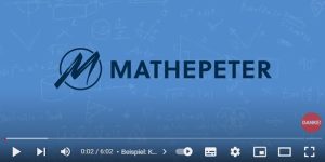 Youtube-Kanal MathePeter