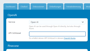 Screen API Schlüssel