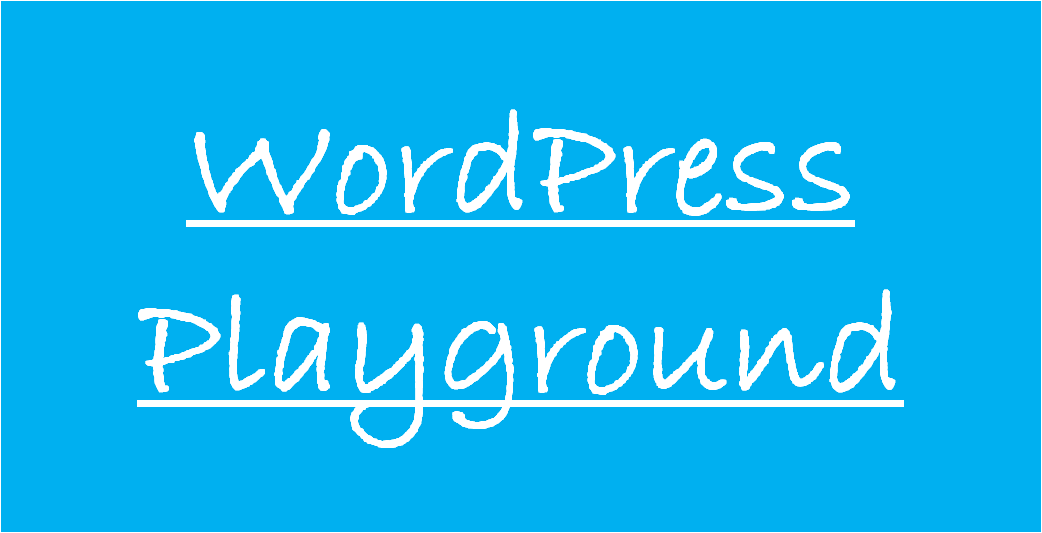 Wordpress playground